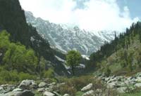 Beautiful mountains in Manali